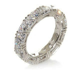 HSN Jean Dousset Absolute Trillion Cut Eternity Band Ring Size 6