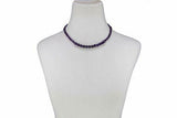 Nicky Butler 14K Gold Over Amethyst Bead Graduated 17" Necklace
