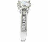 2 Ct Diamond Stimulant Solitaire Engagements Wedding 14K Gold On Ring 7 QVC