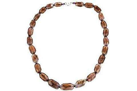 Colleen Lopez Faceted Agate 24-3/4" Necklace