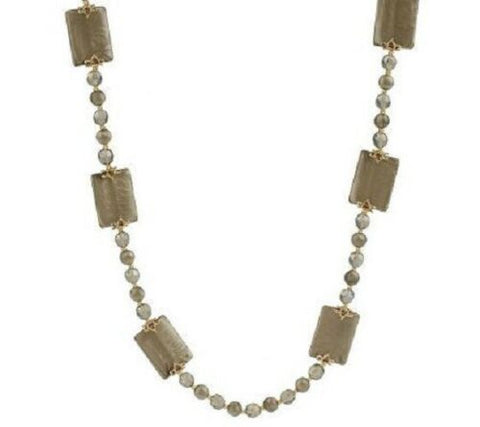 QVC Joan Rivers VintageInspired Metallic Bead 36" Necklace