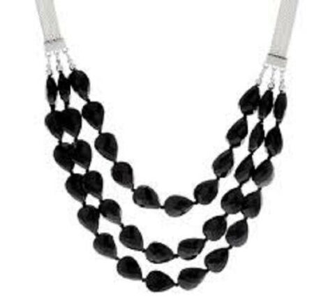 QVC BaubleBar Crystal Beaded Layered Necklace
