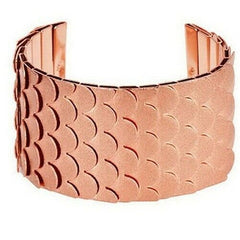 Wendy Williams Textured Snake Scale Style Cuff Bracelet