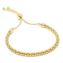 HSN Bellezza Bronze Adjustable Popcorn Chain Bracelet SOLD OUT