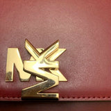 Michael Kors Mott Chain Swag Shoulder Bag Burnt Red