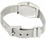 2.00 ct Diamonique Mesh Strap Watch With Cuff curb link chain Bracelet Set