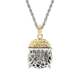 Killarney Crystal Pot of Gold Pendant Necklace 36” QVC