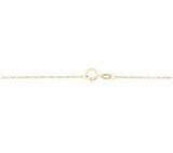 14k Solid Gold Adi Paz Peridot Gemstone Cross Pendant w/ 18" Chain QVC
